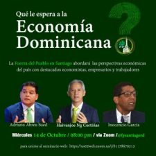 Fuerza del Pueblo en Santiago analizará el panorama económico de la República Dominicana